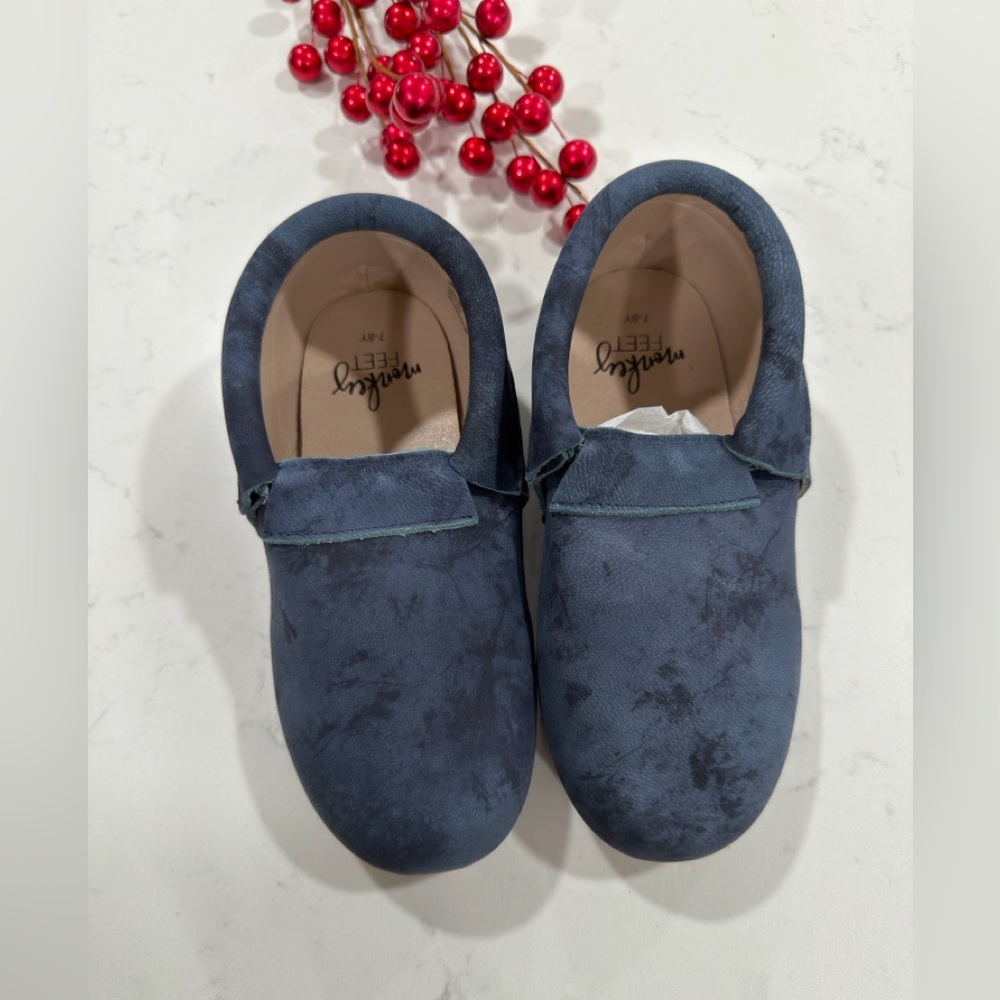 Monkey Feet Navy Blue Kids Slippers